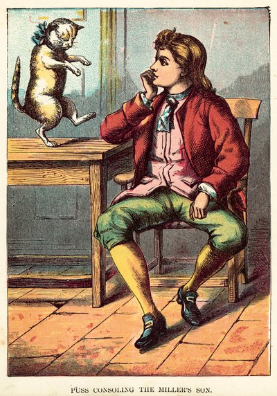 Le Chat console le fils du meunier - English School